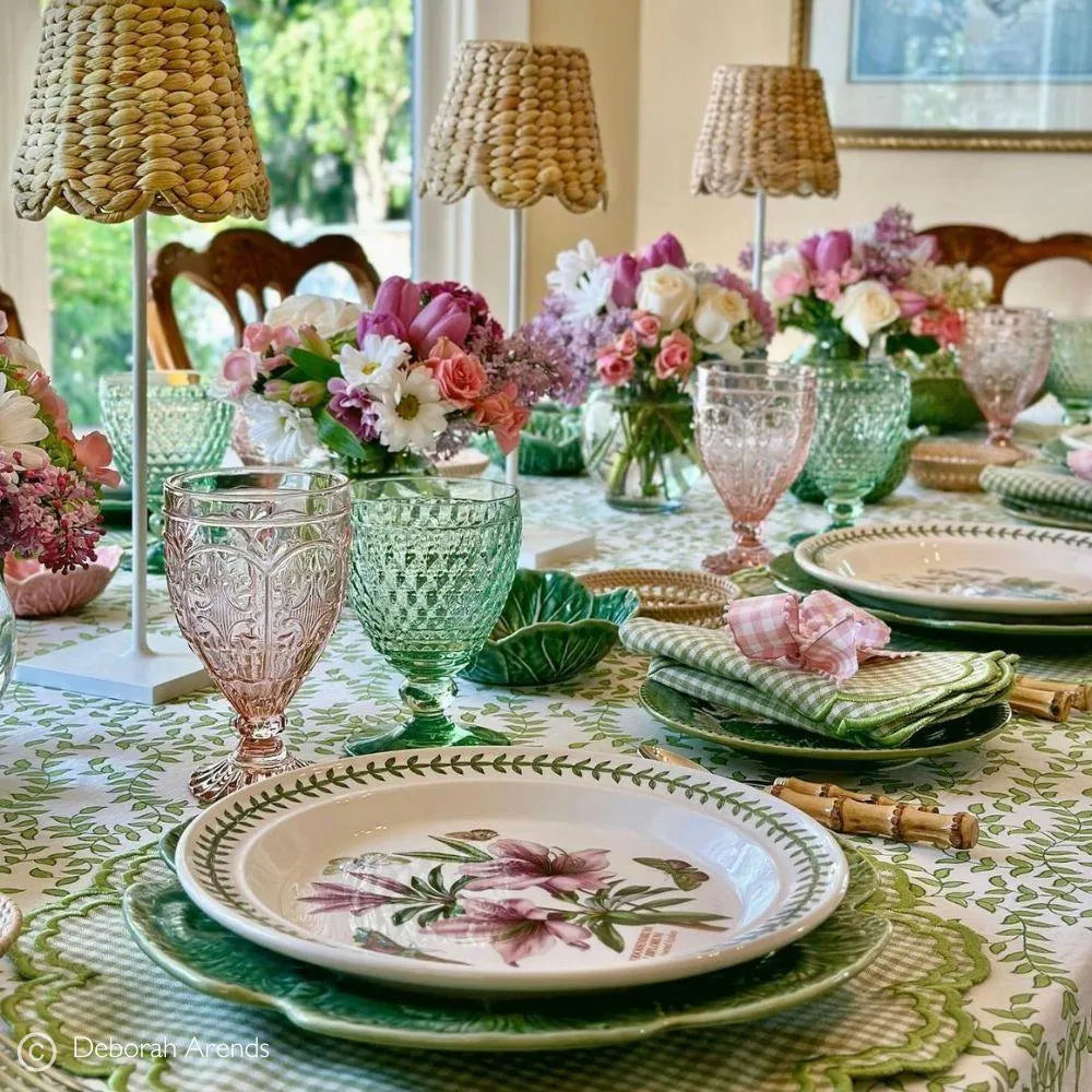 Flying Sheep Country Green Leaves - Tablecloth