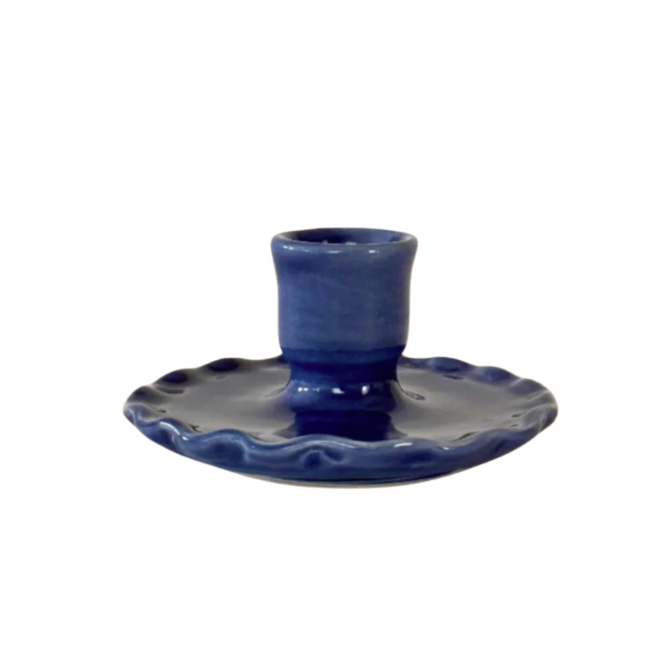 Frill Candleholder, Azul