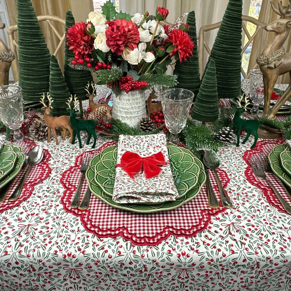 Mistletoe Napkin - (Set of 4)