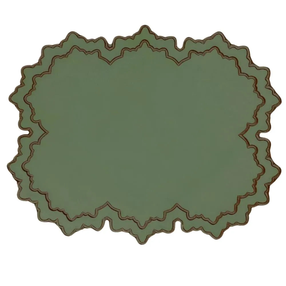 Flying Sheep Country Whitley Placemat - Fern (Set of 4)