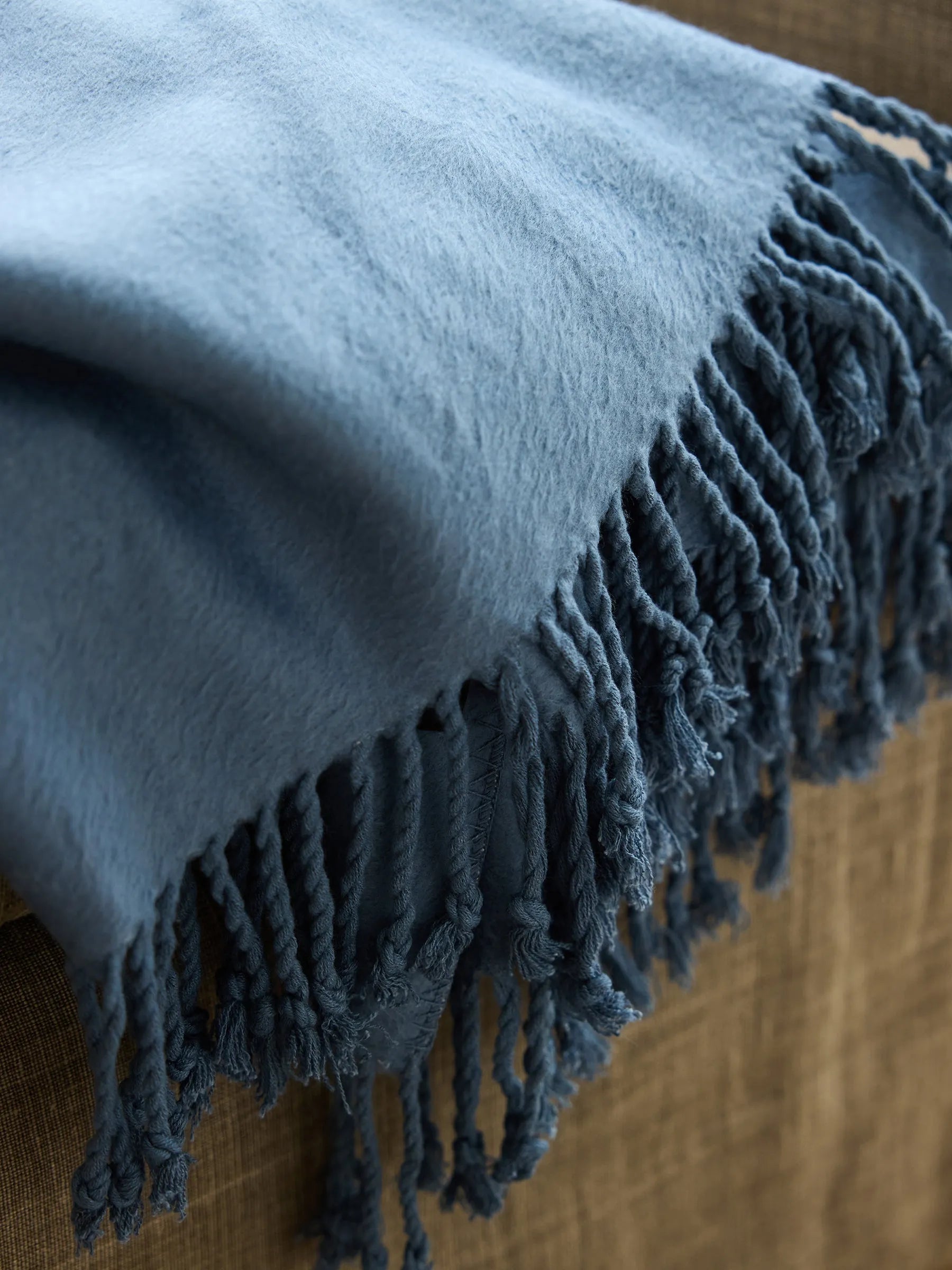 Bamboo Tassel Throw