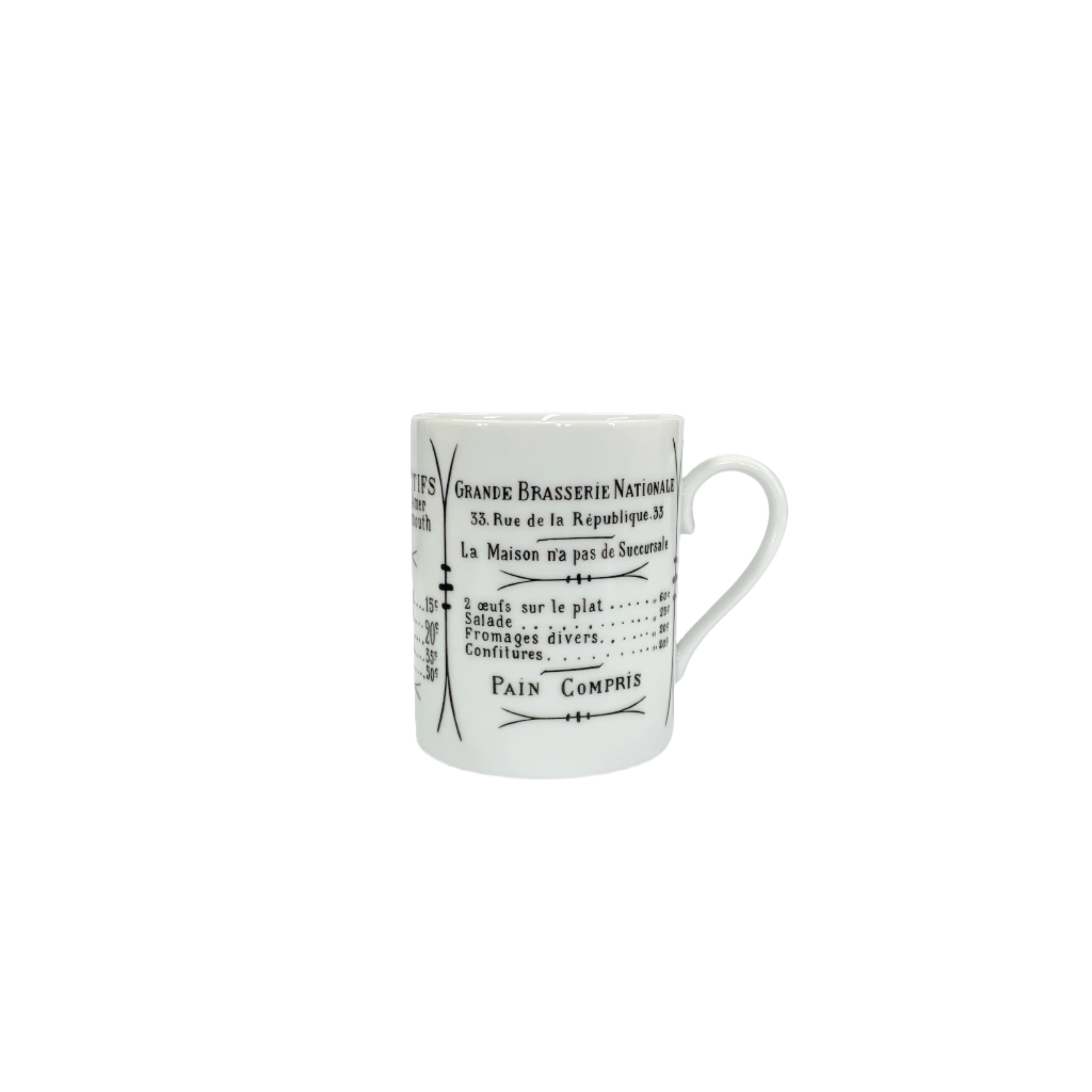 Brasserie Mug, Set of 4