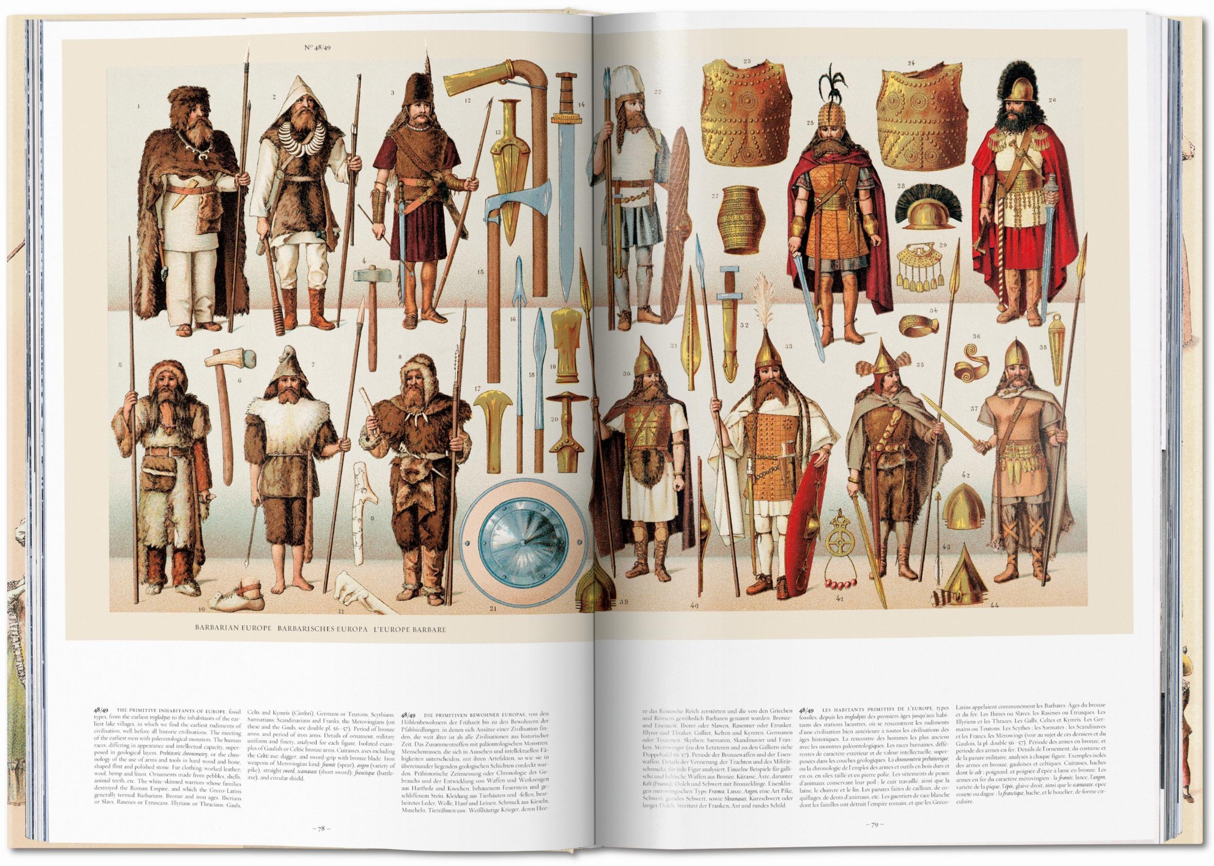 Racinet. The Complete Costume History (German, French, English)