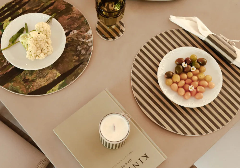 Olive Placemat | Sunset Soiree by Lainy Hedaya