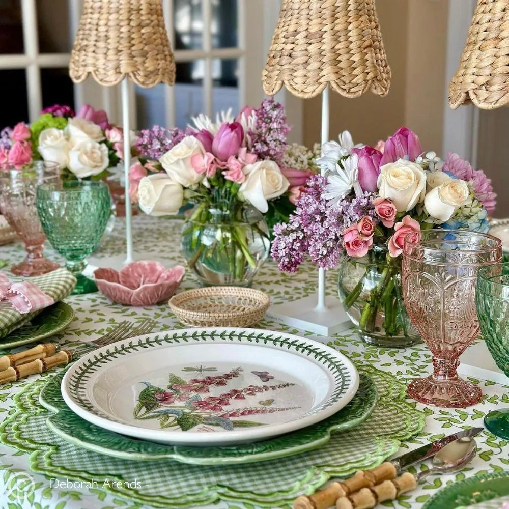 Flying Sheep Country Green Leaves - Tablecloth