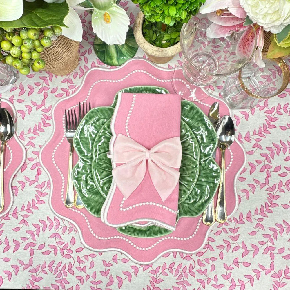 Flying Sheep Country Waverly Placemat - Pink (Set of 4)