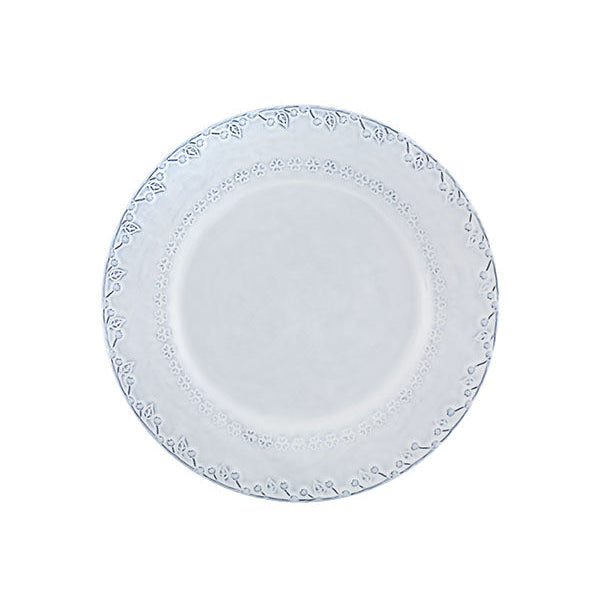 Flora Earthenware Dinner Plate in Antique White (Set of 4)