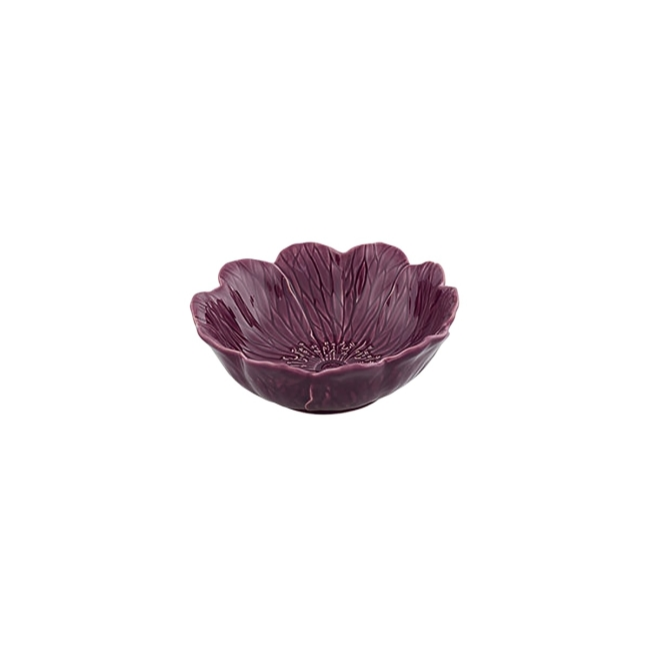 Flora Earthenware Large Bowl in Purple (Set of 4)