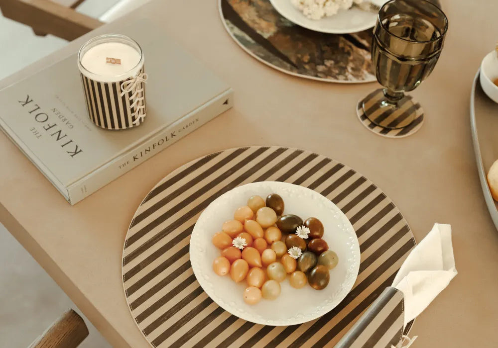 Olive Placemat | Sunset Soiree by Lainy Hedaya