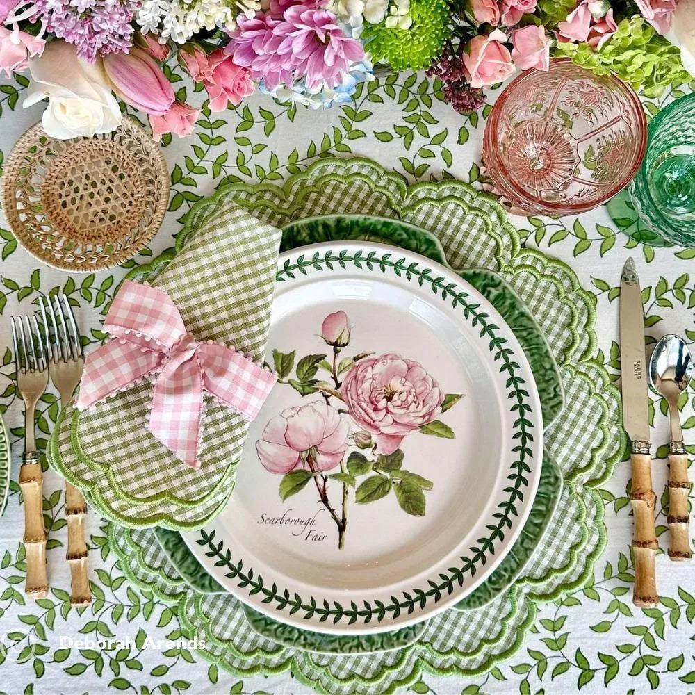 Flying Sheep Country Green Leaves - Tablecloth