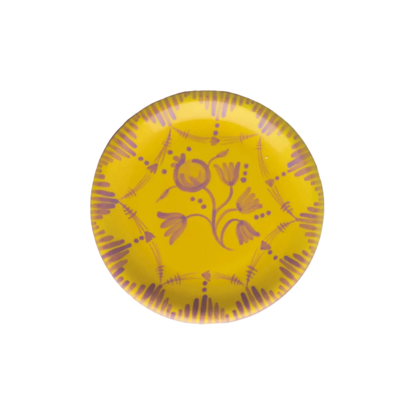 Eat Me Dinner Plates, Yellow / Lilac