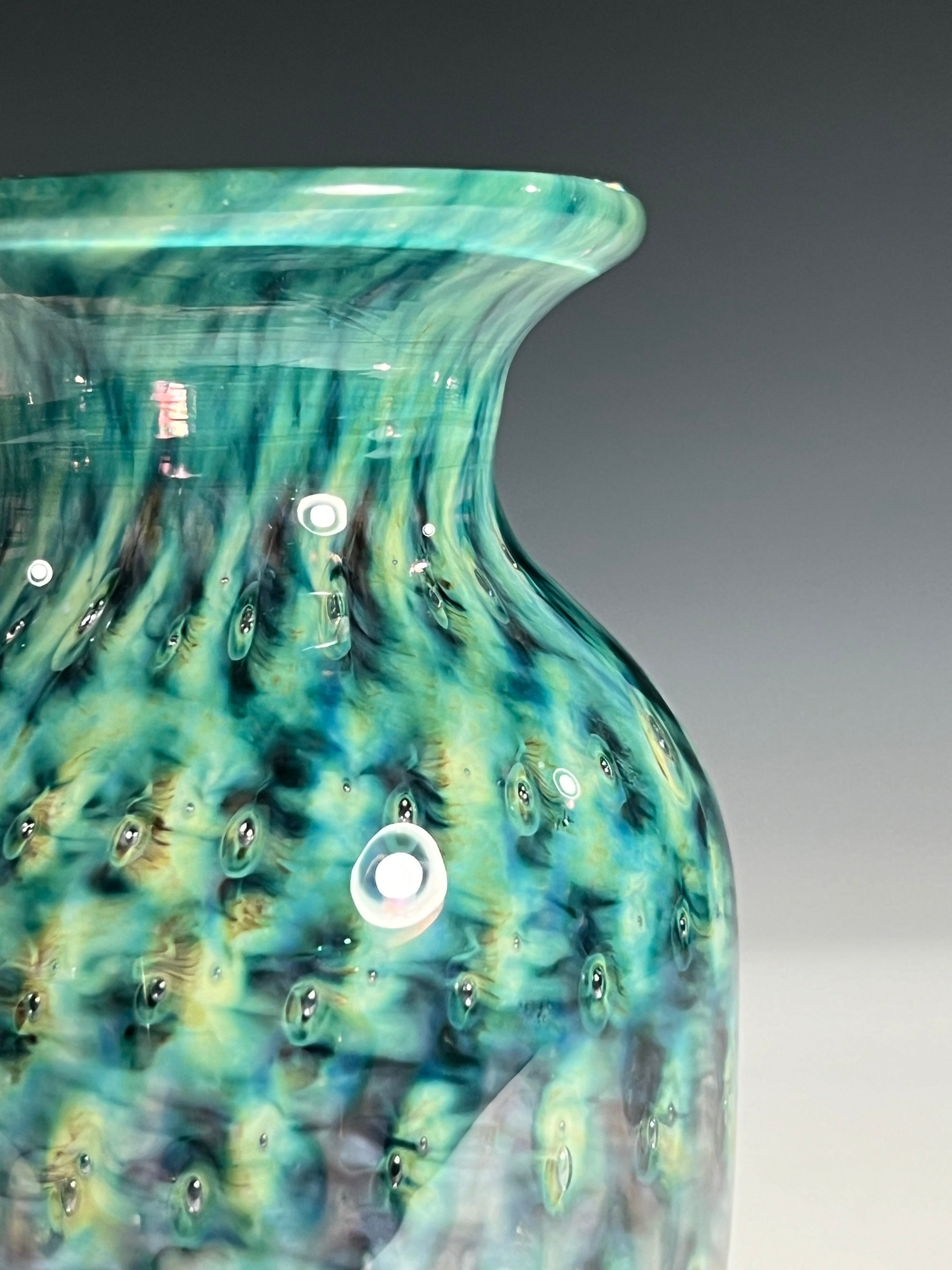 Small Peacock Vase