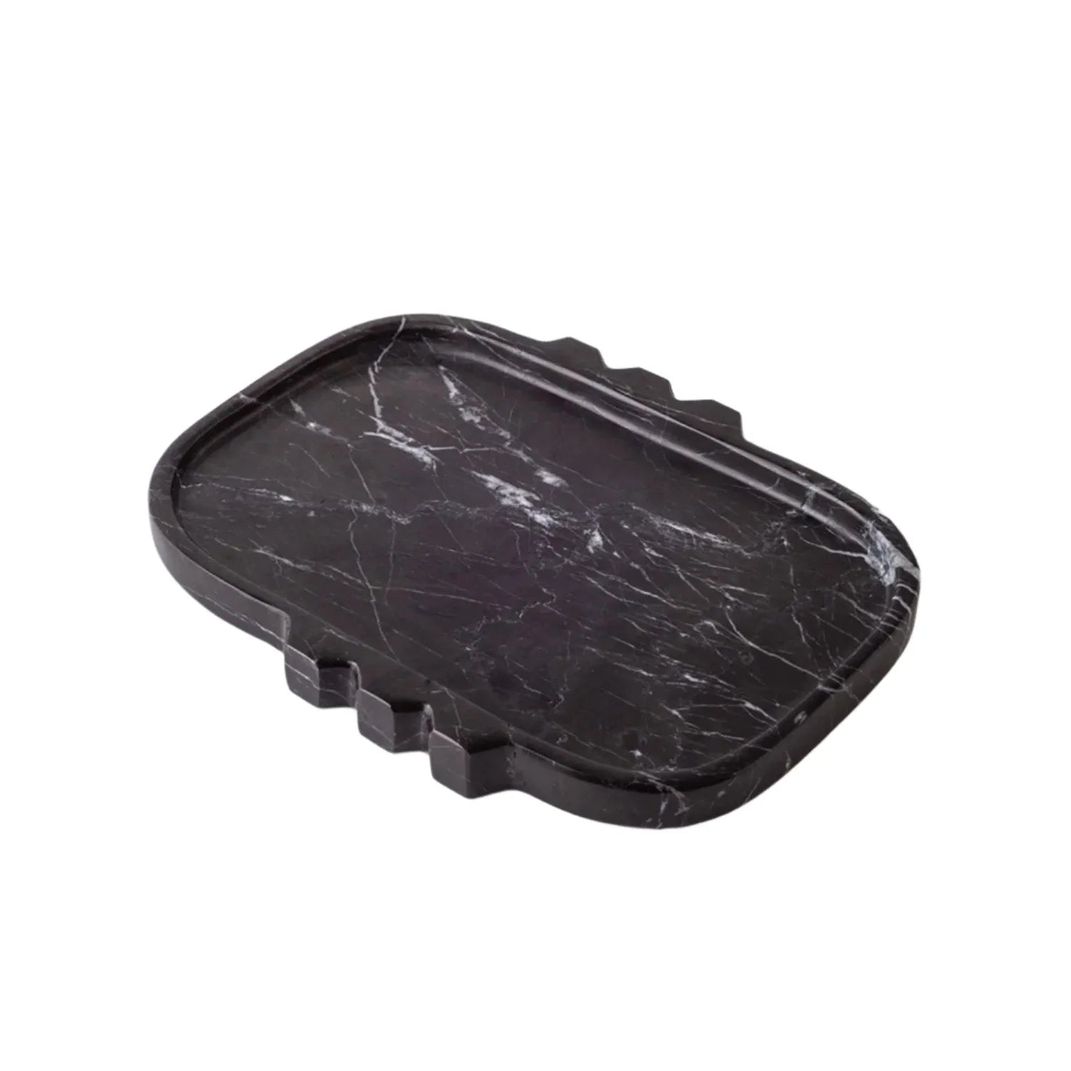 Tauro Tray - Black Marble