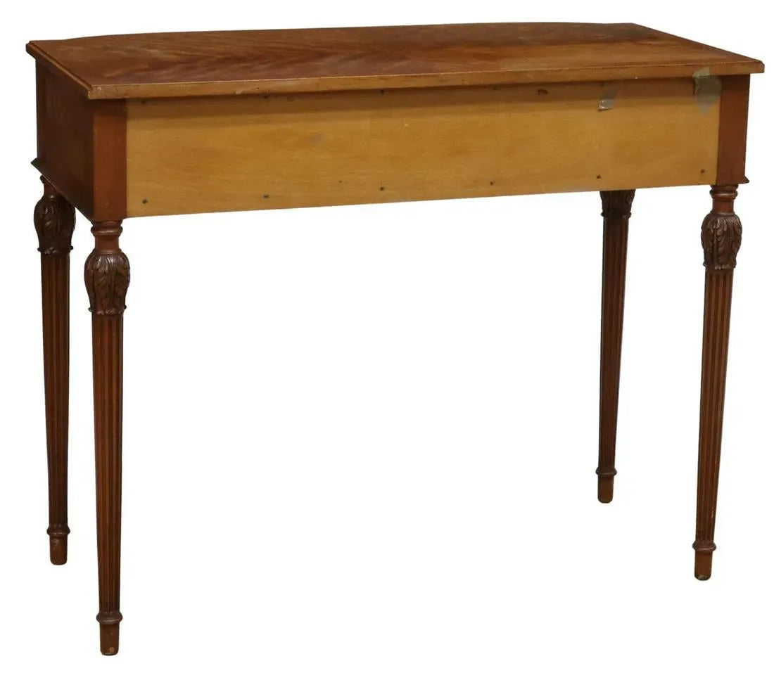 Carved Mahogany Console Hall Table