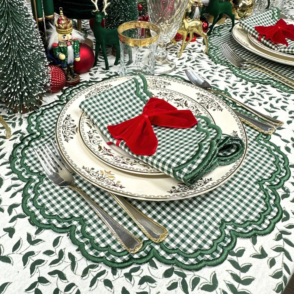 Dark Green Leaves - Tablecloth