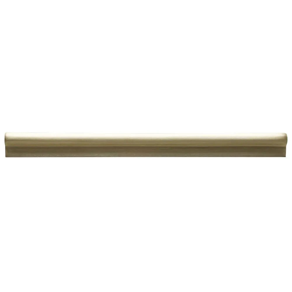 Large Modern Round Bar Pull, Brass