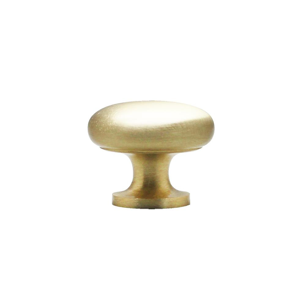 Traditional Round Knob, Brass