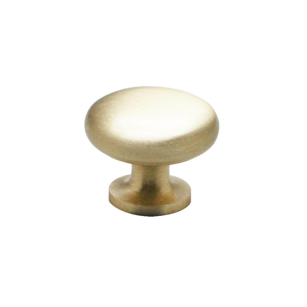 Traditional Round Knob, Brass