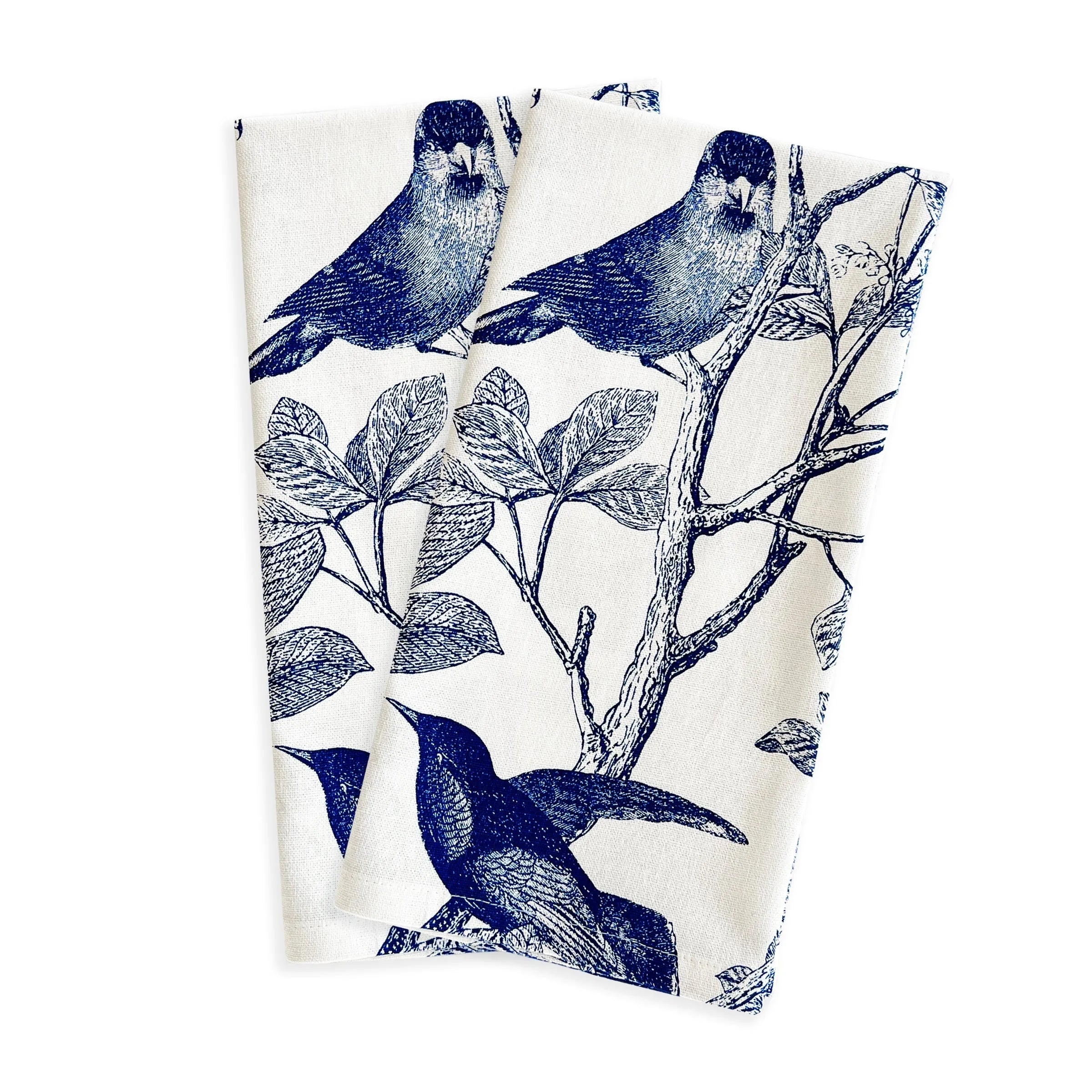 Arbor Birds Kitchen Towels, Set of 2