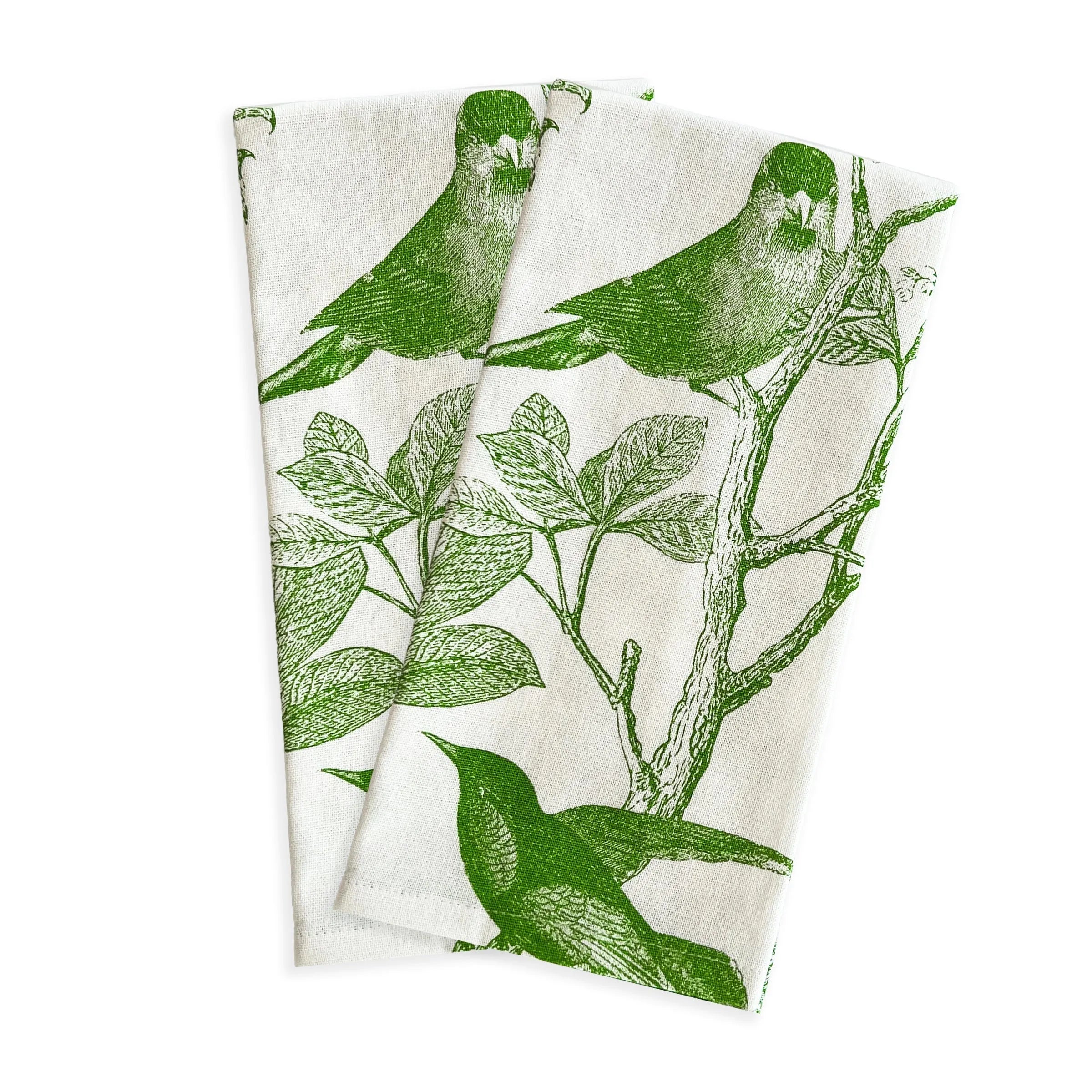 Arbor Birds Kitchen Towels, Set of 2