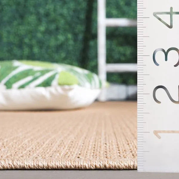 Atrium Sisal Polypropylene Rug in Beige