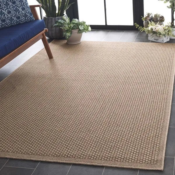 Atrium Sisal Polypropylene Rug in Beige