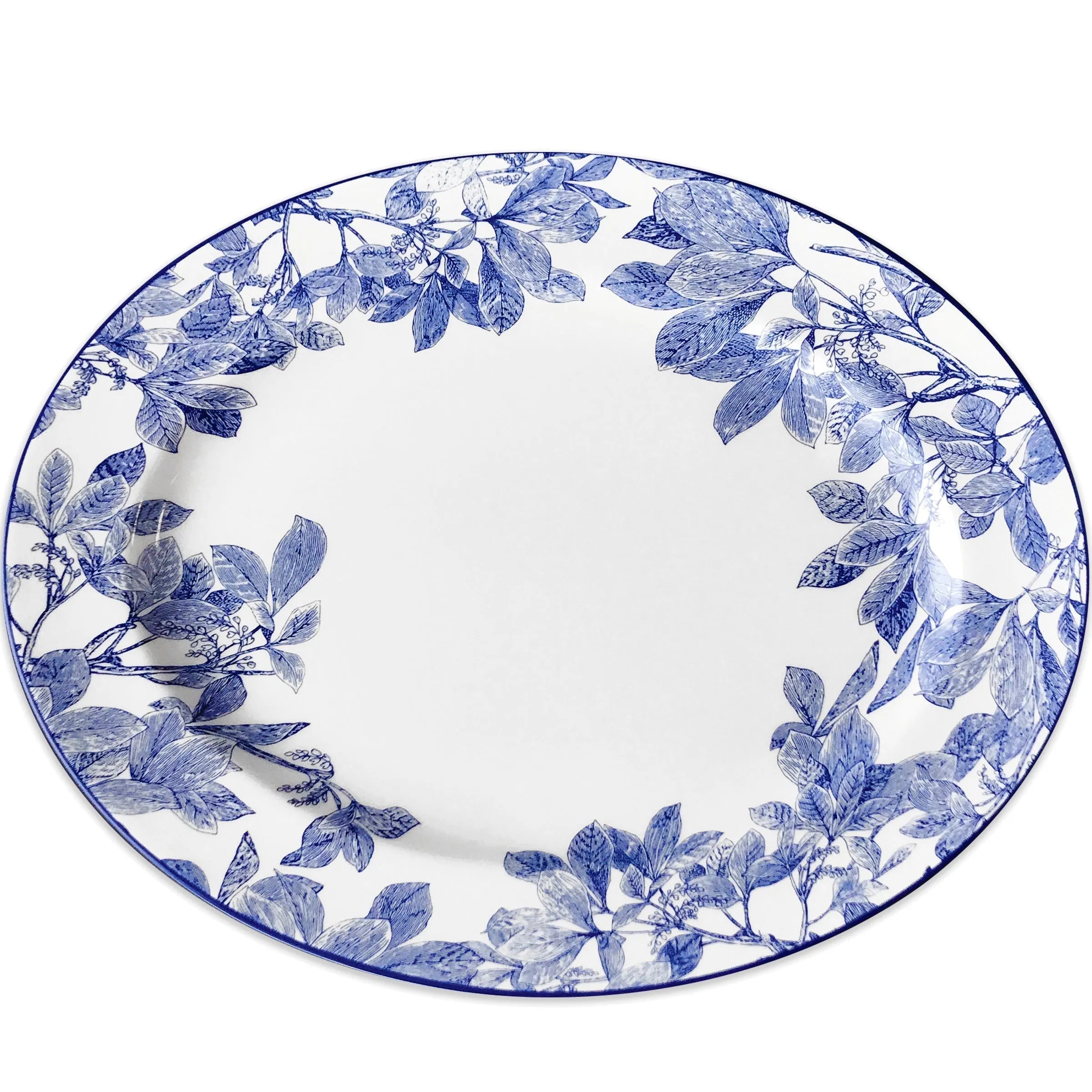 Arbor Rimmed Porcelain Oval Platter