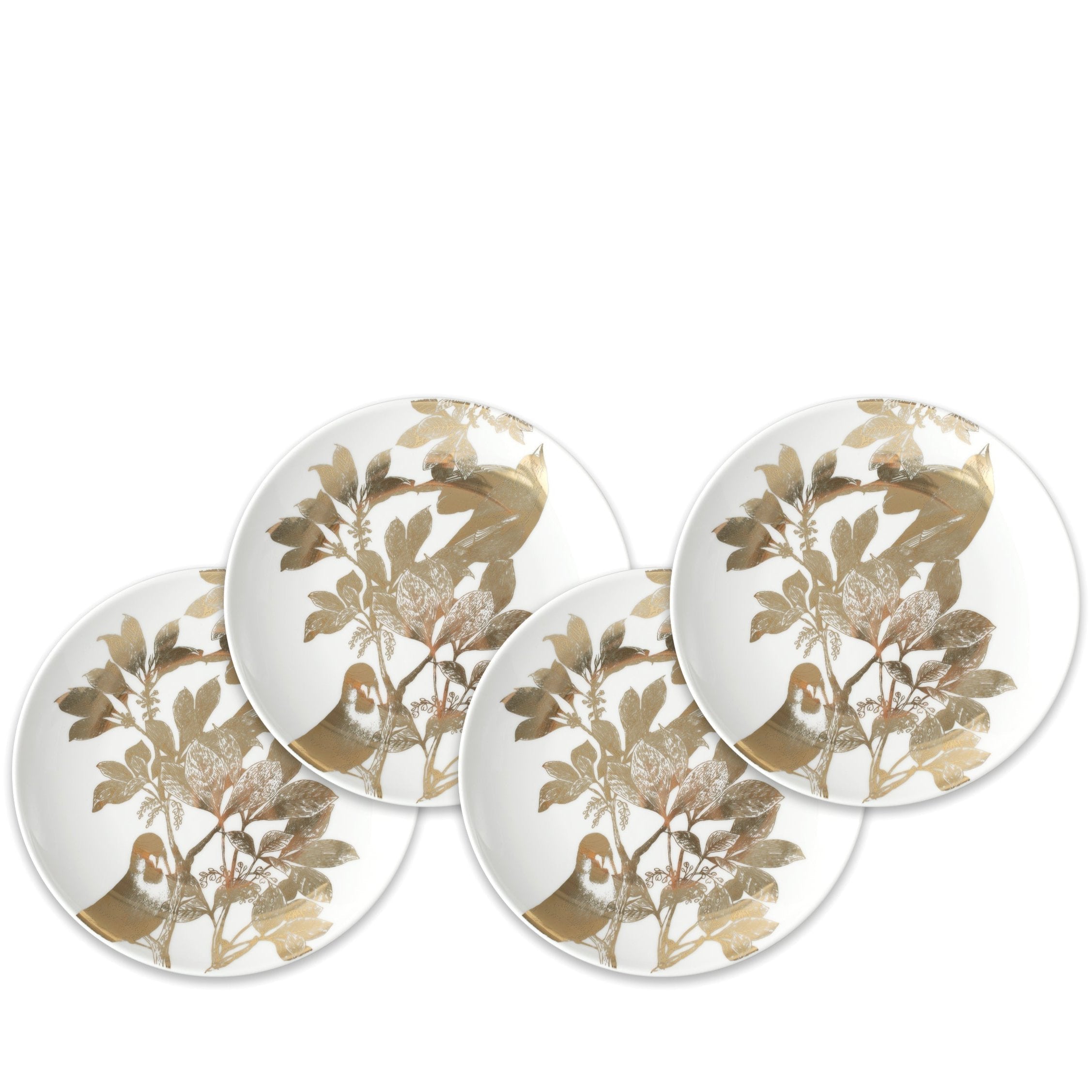 Arbor Birds Small Plates (Set of 4)