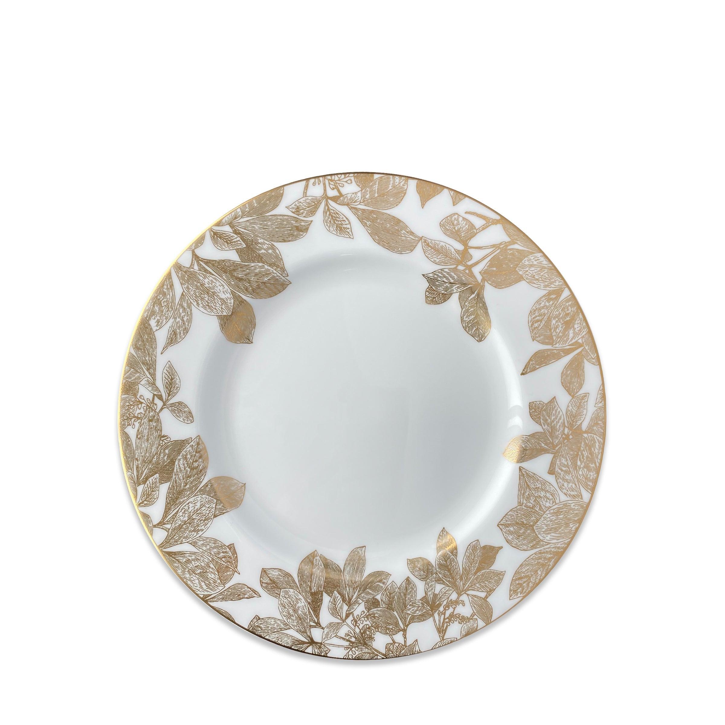 Caskata Wholesale Arbor Rimmed Salad Plate Gold