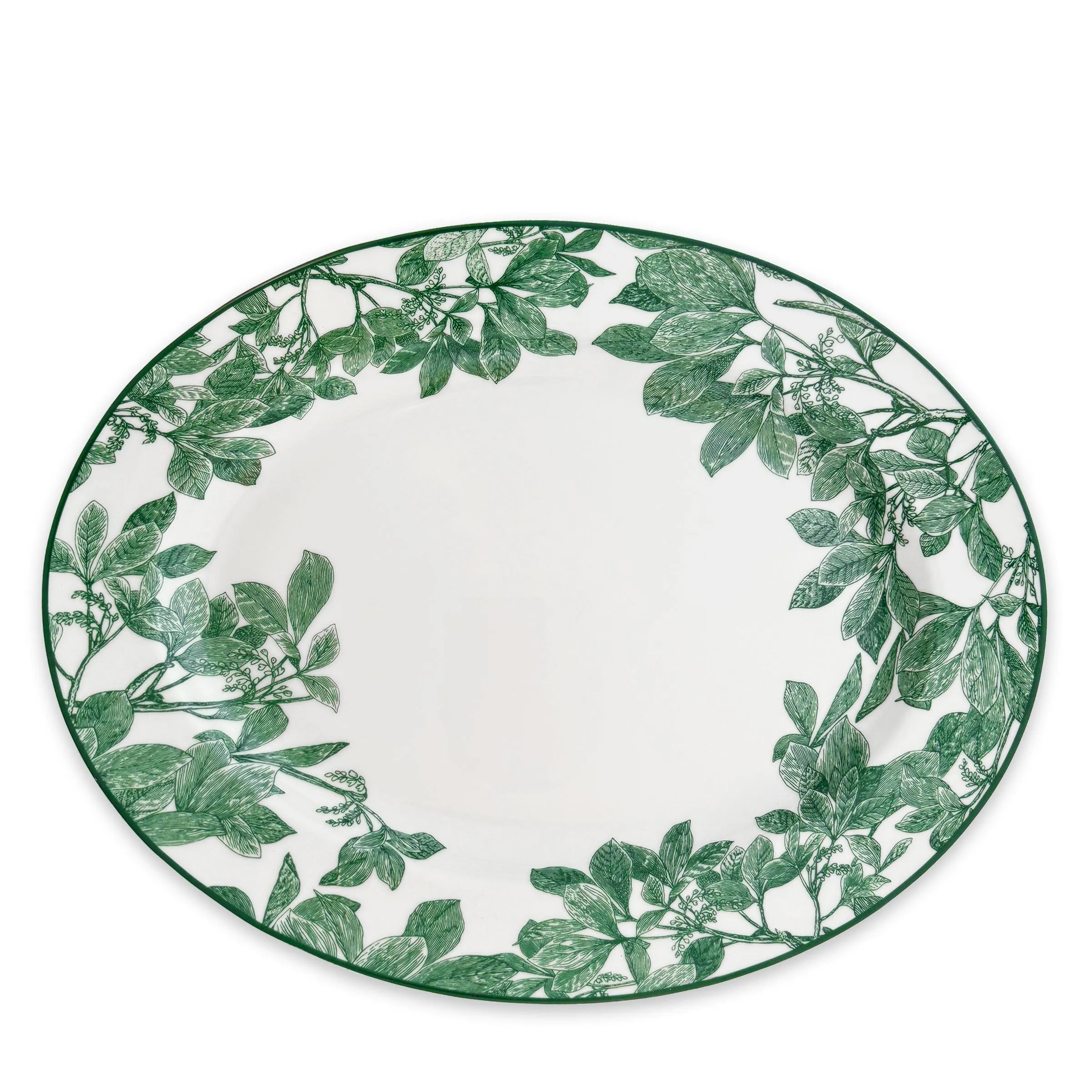 Arbor Rimmed Porcelain Oval Platter