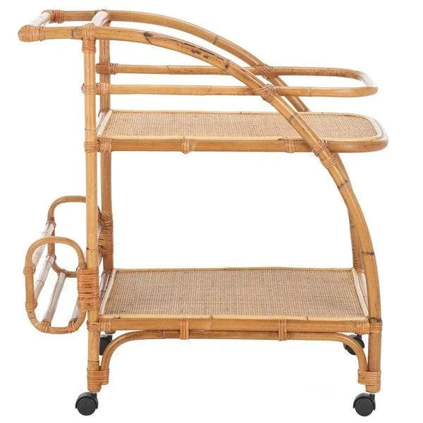 Safavieh Treise 2 Tier Natural Bar Cart