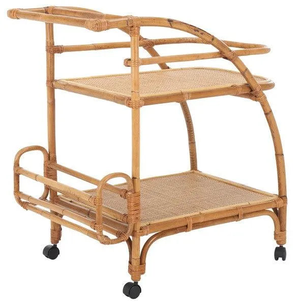 Safavieh Treise 2 Tier Natural Bar Cart