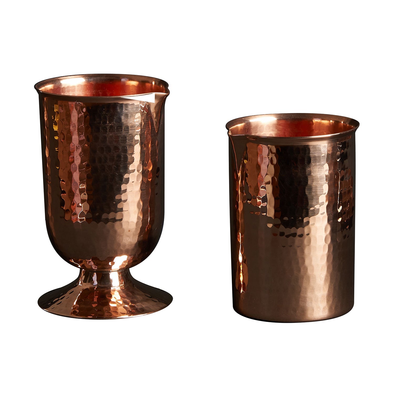 Copper Cocktail Glasses