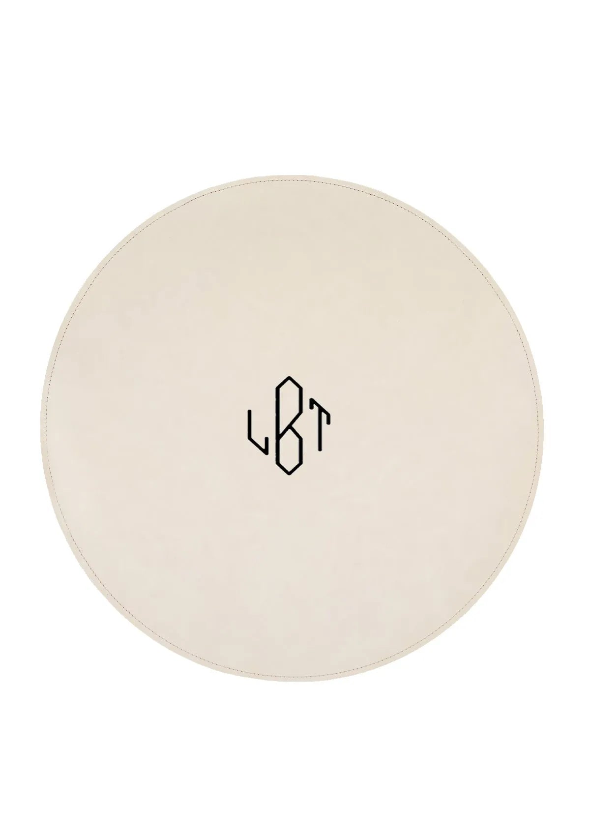 Monogram Beige Placemat