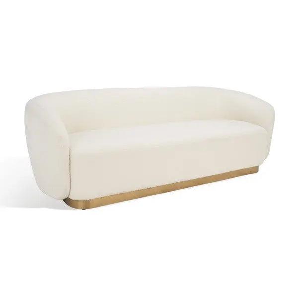 Safavieh Bernard Ivory-Gold Boucle Sofa