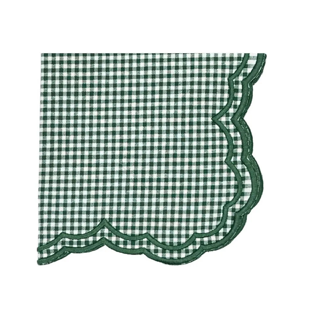 Bettina Napkin-Dark Green Gingham (Set of 4)