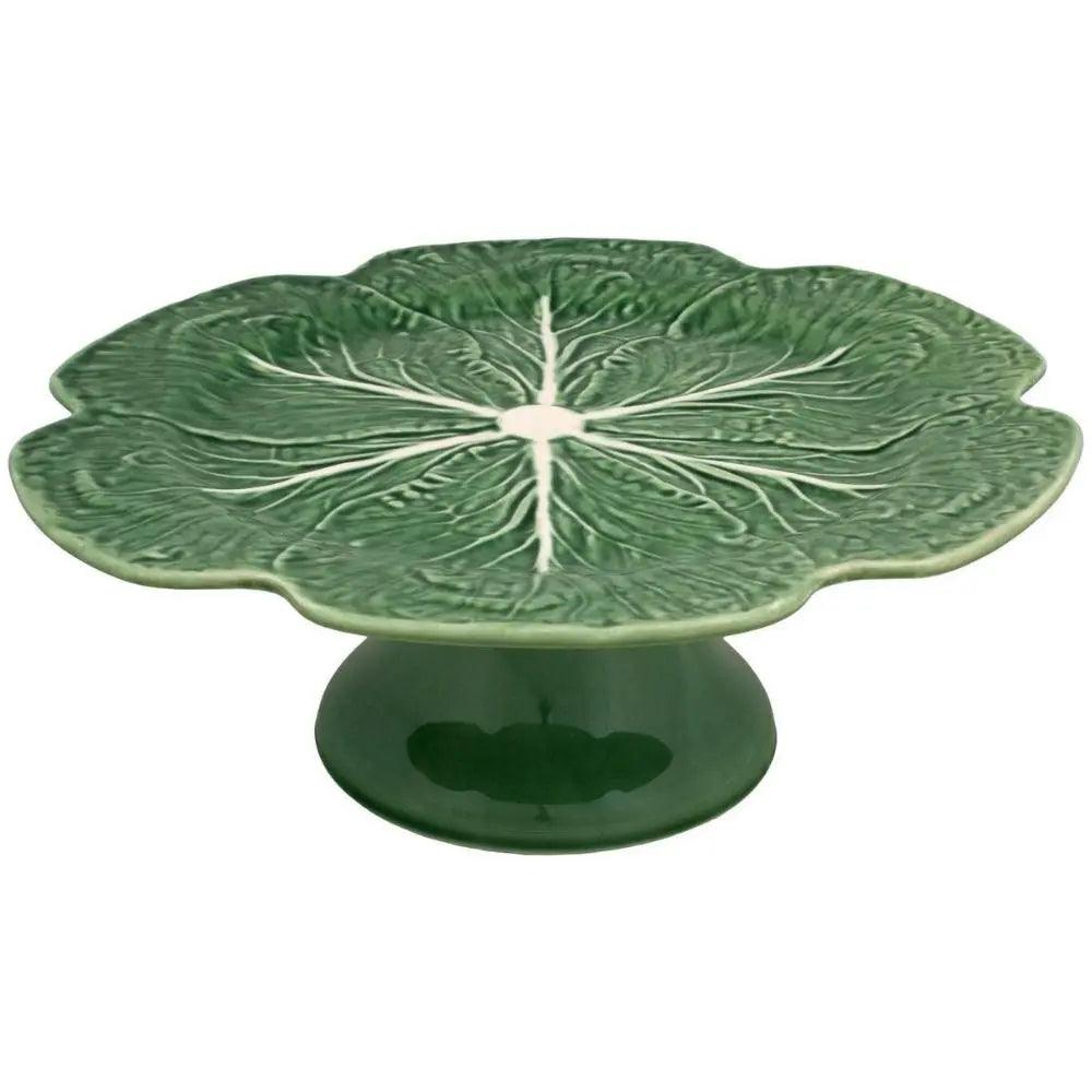 Bordallo Pinheiro Bordallo Pinheiro Cabbage Green Cake Stand