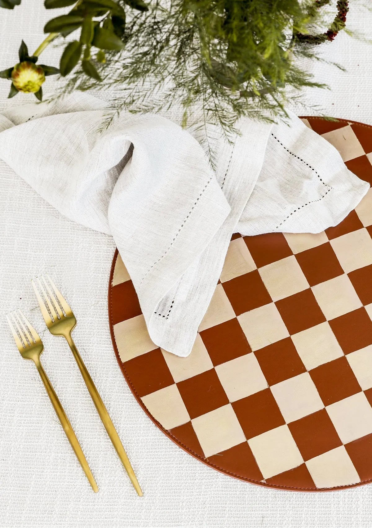 Madison Gold Placemat | Holiday by Lainy Hedaya