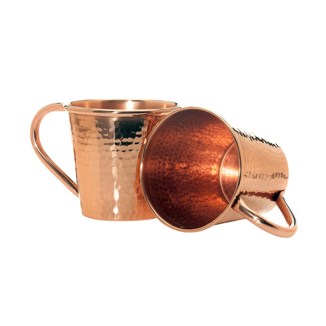 Solid Copper Mule Mug, Copper Handle, 12 oz