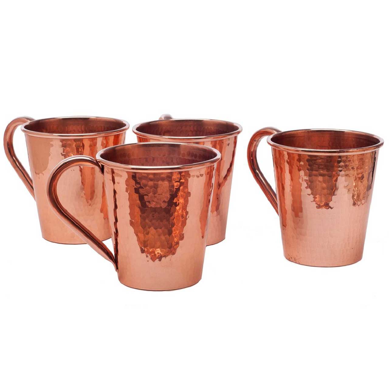 Solid Copper Mule Mug, Copper Handle, 12 oz