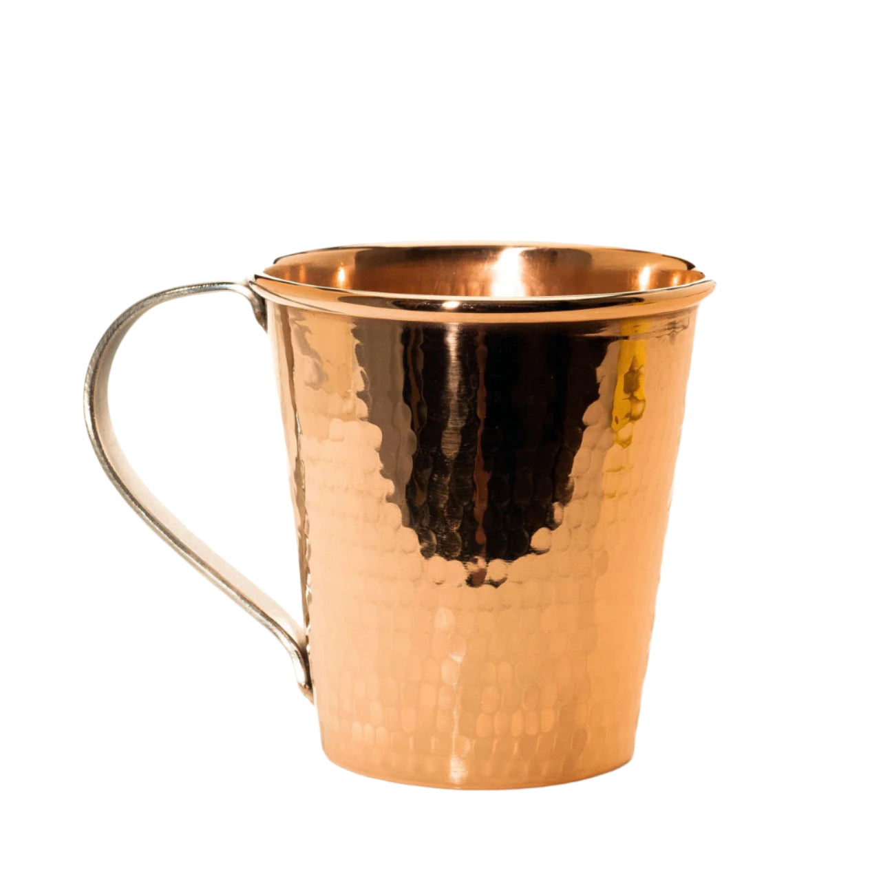 Pure Copper Mule Mug, Stainless Steel Handle, 18 oz