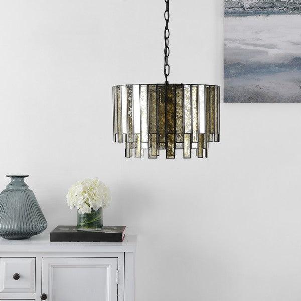 Safavieh Gresher Oil Rubbed Bronze - Glass Chandelier