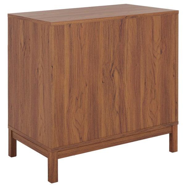 Safavieh Galio Walnut-Gold 3 Drawer Chest