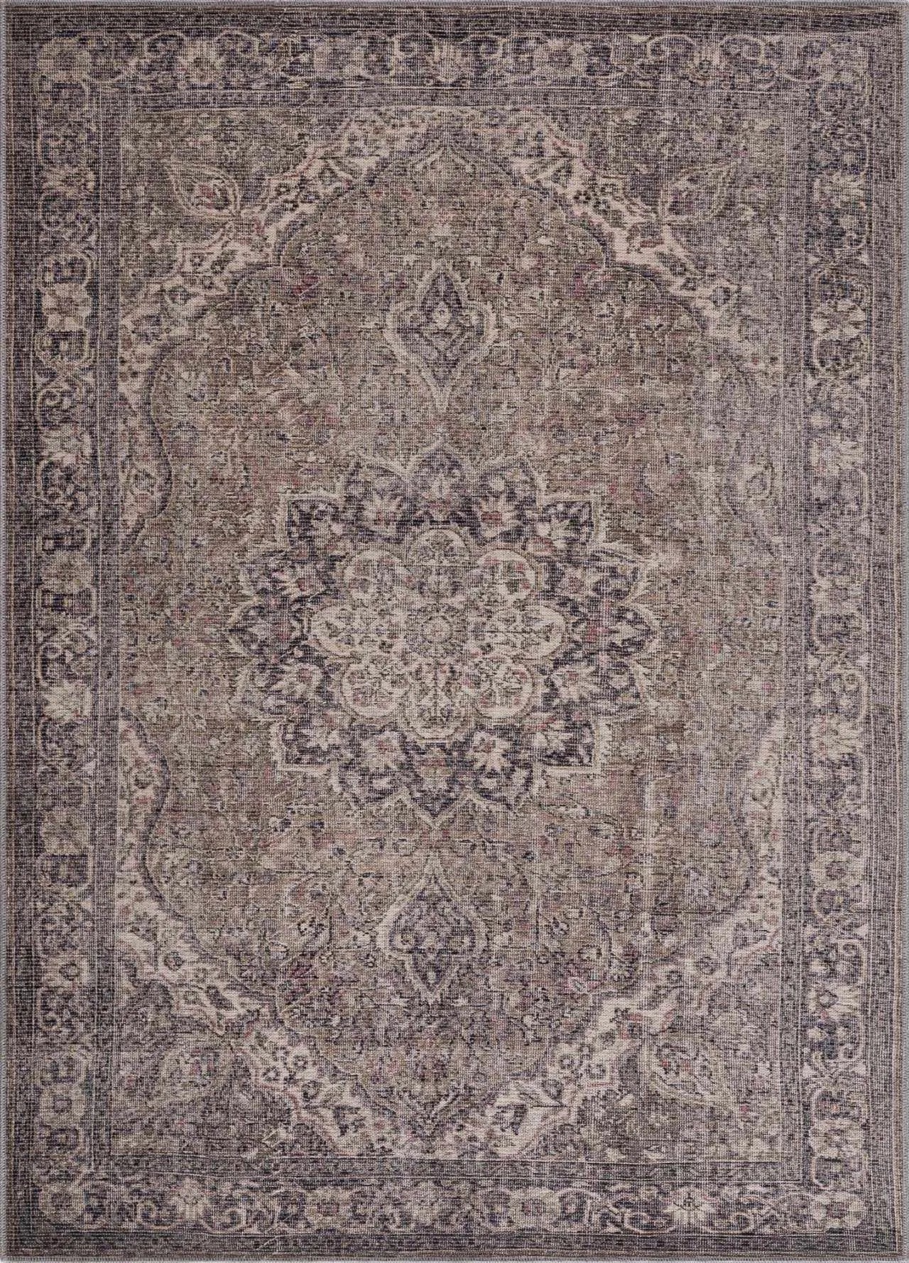 Dusty Sage Washable Persian Rug