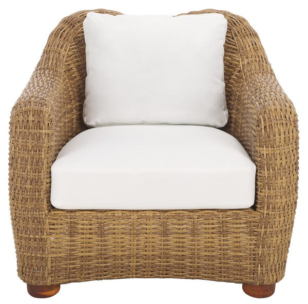 Melbourne Wicker Patio Chair in Natural