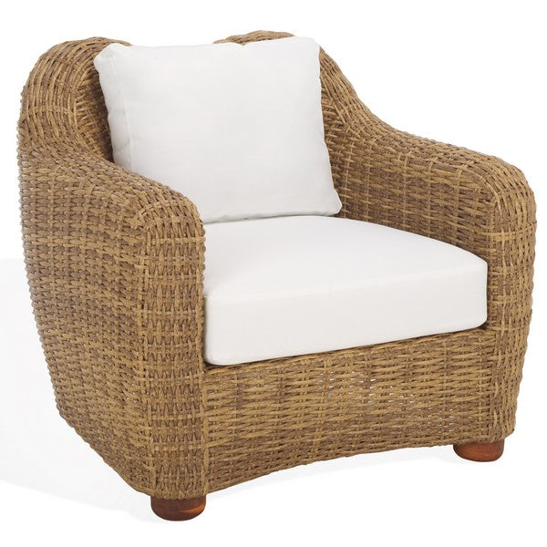 Melbourne Wicker Patio Chair in Natural