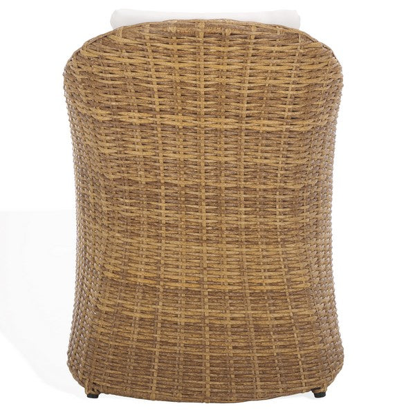 Melbourne Wicker Outdoor Dining Chair in Natural