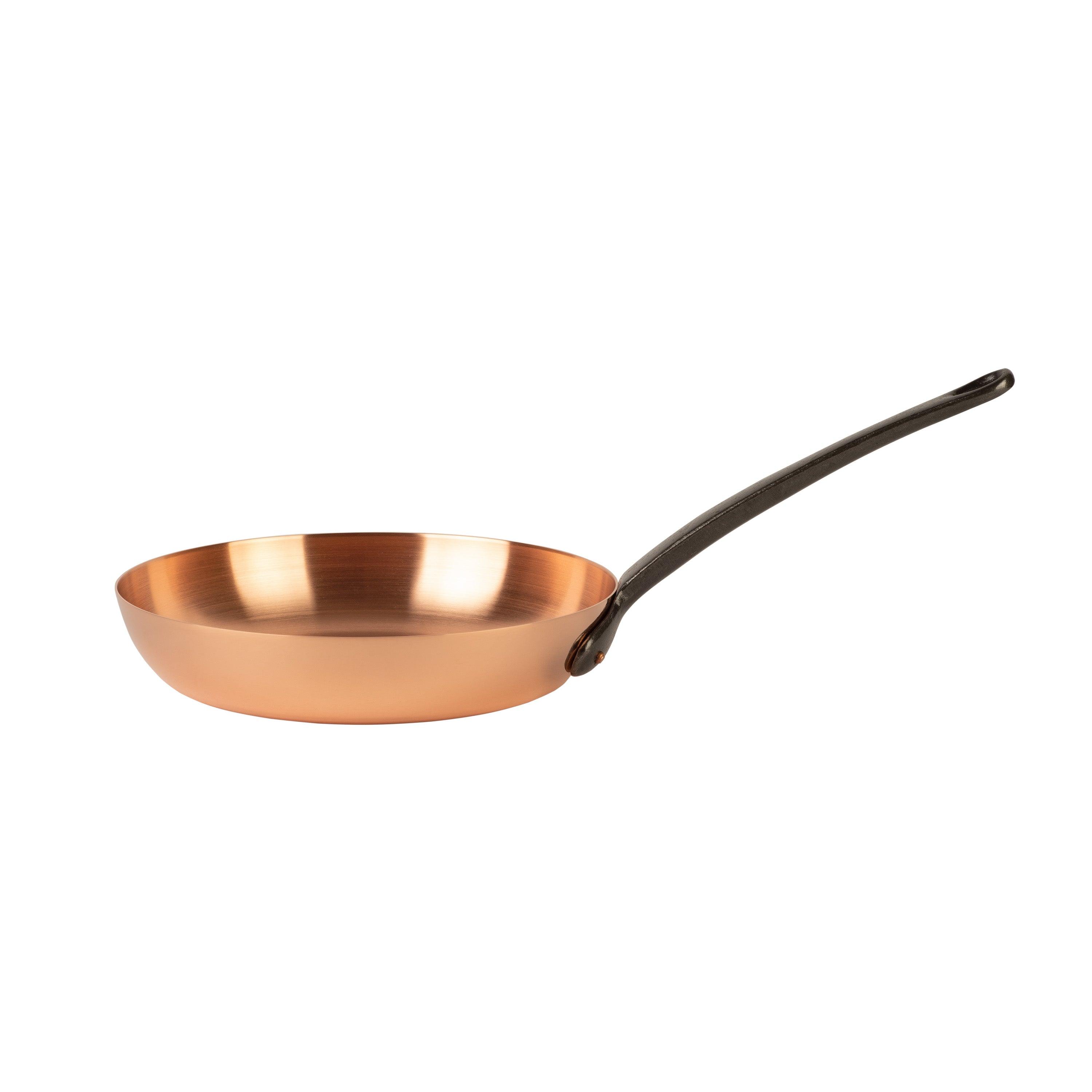 Cuisine Romefort Pure copper frying pan without coating, Ø 9.5 in