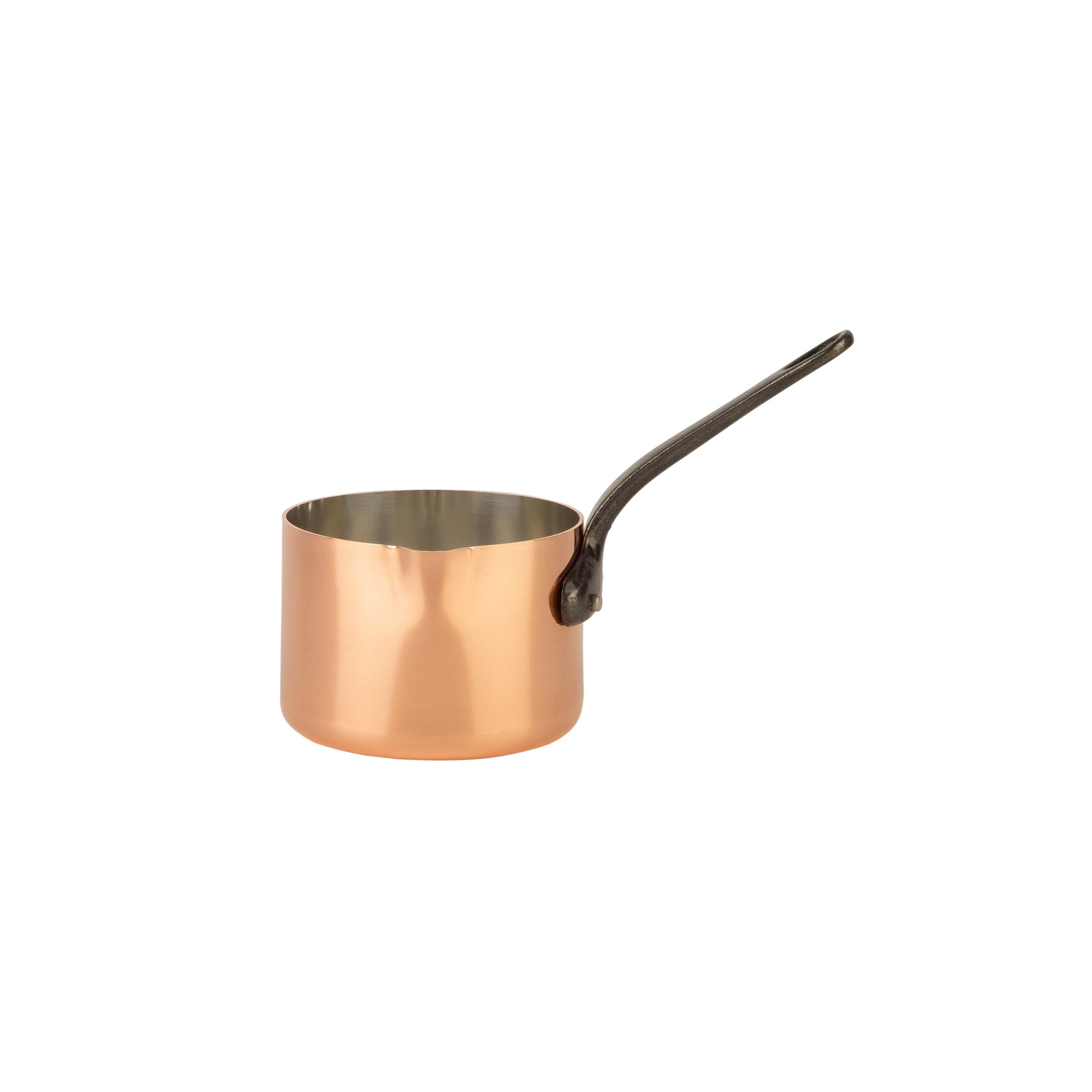 Cuisine Romefort Copper saucière with tin coating and pouring spout, 0.7 qt