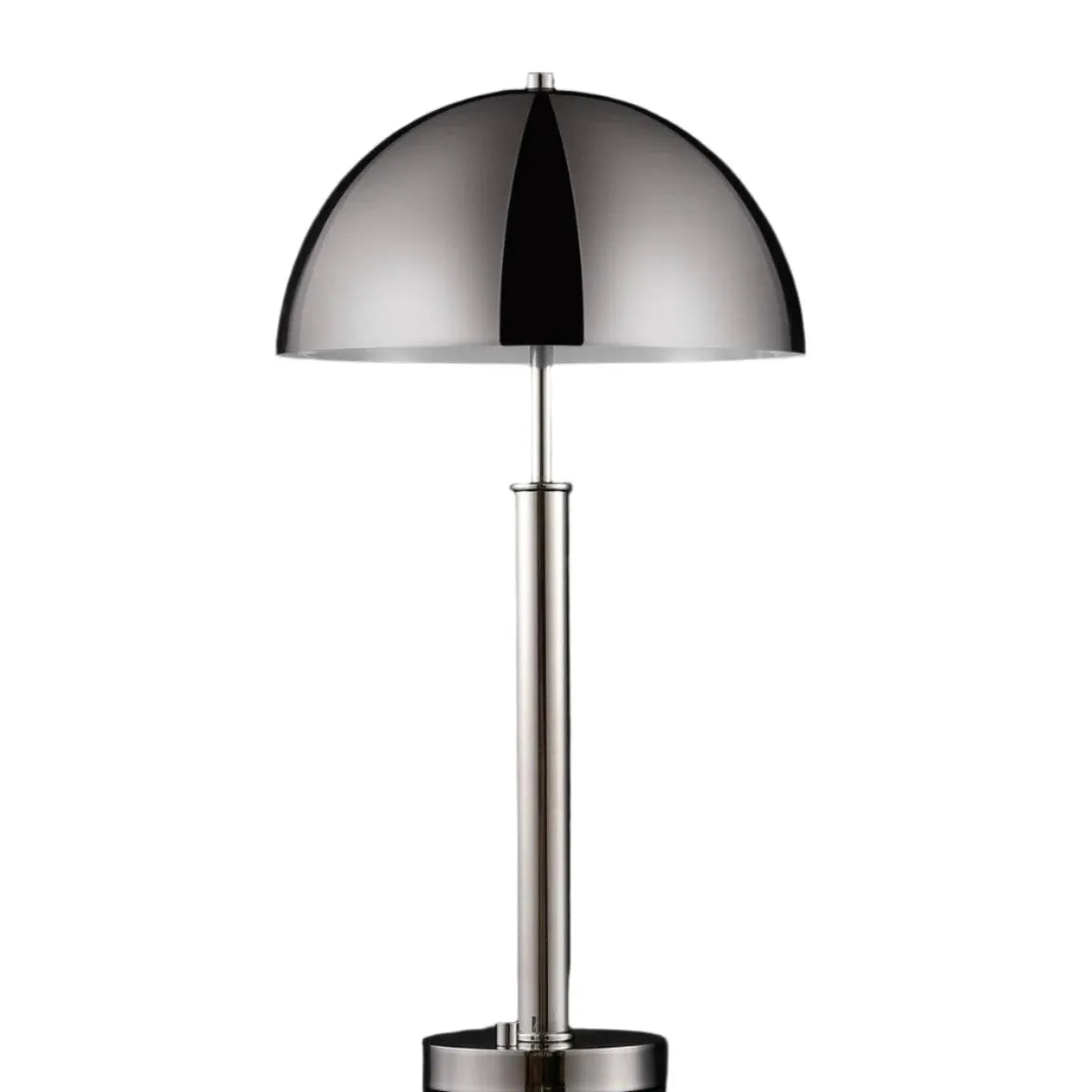 Safavieh Harvey Aesthetic Metal Dome Table Lamp in Nickel